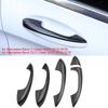 for Carbon Fiber 4pcs Car Door Handle Cover Trim,ABS Carbon Fiber Cover Trim for C-Class W205 GLC X253 2015-2018