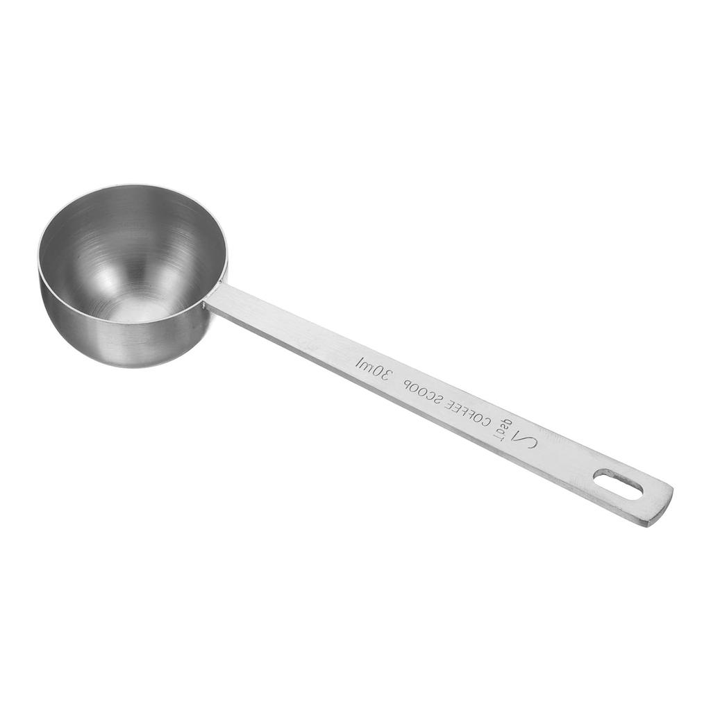 uxcell Single Measuring Spoon, 2 Tablespoons (6 Teaspoons, 30ml), 304 Stainless Steel Single Tiny Square Bowl Measuring Spoon with Long Handle, Silver