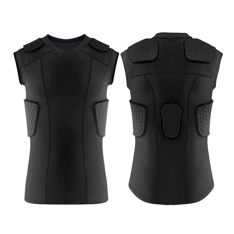Anti-Collision Rugby Armor: Shoulder & Waist Protection Sports Gear for Football & Basketball