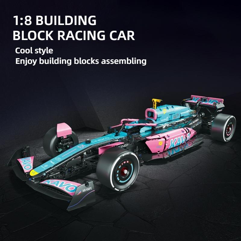 TOYLINX 2312PCS Racing Building Blocks Assembled Cool Car Collection Display Model Kit Boys Children's Toys Ideal Birthday Gift