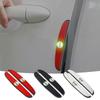 4pcs Car Rearview Mirror Door Luminous Protective Sticker Protection Strip For Nissan Nismo Micra Qashqai Altima Maxima Sentra