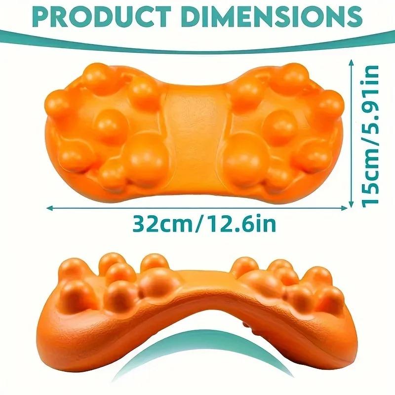 

Piriformis Stretching Tool for Sciatica Relief - Deep Tissue Muscle Relaxer Massager with 14 Trigger Points for Buttocks оранжевый