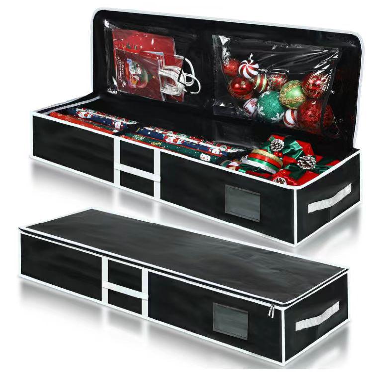 Christmas Paper Tube and Gift Storage Bag for Under-Bed Use