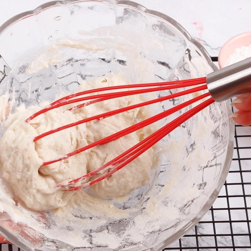 5Pcs/set  Silicone Kitchenware Baking Whisk Oil Brush Fried Steak Spatula Spatula Set Small Kitchen Utensils