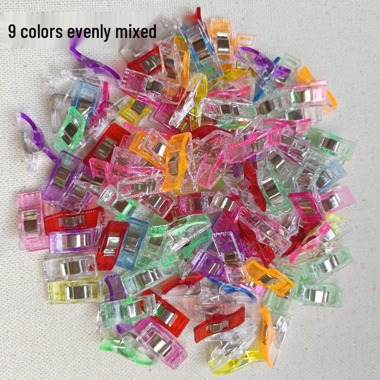 

Multicolored Clip Set: Edge, Axe, Fixing, Scale, Office, Snack, Sewing, Quilting Clips