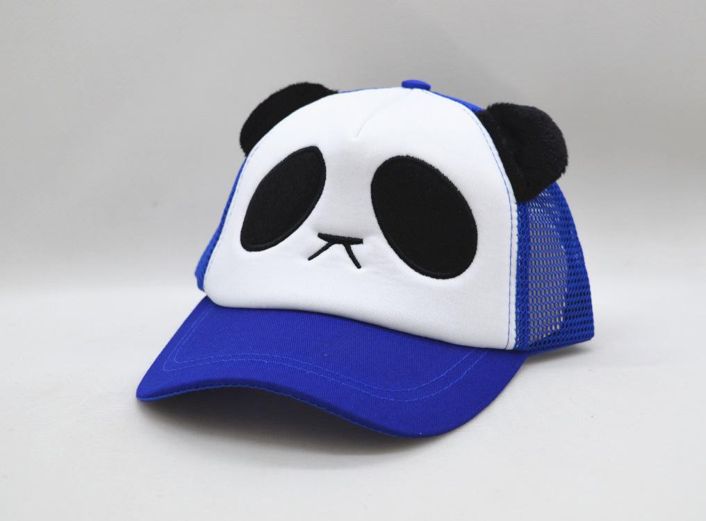 

Toddler Panda Mesh Baseball Cap with Sun Protection & Embroidery Child 54CM королівський синій колір