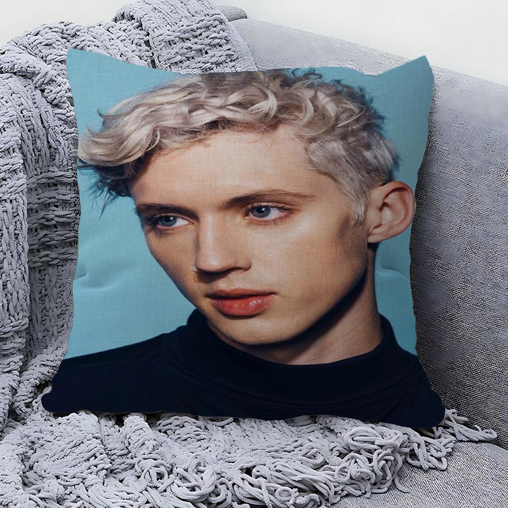 Troye Sivan Cushion Cover Pillowcase Upholstery Sofa Throw Pillow Home Decor Pillowcas