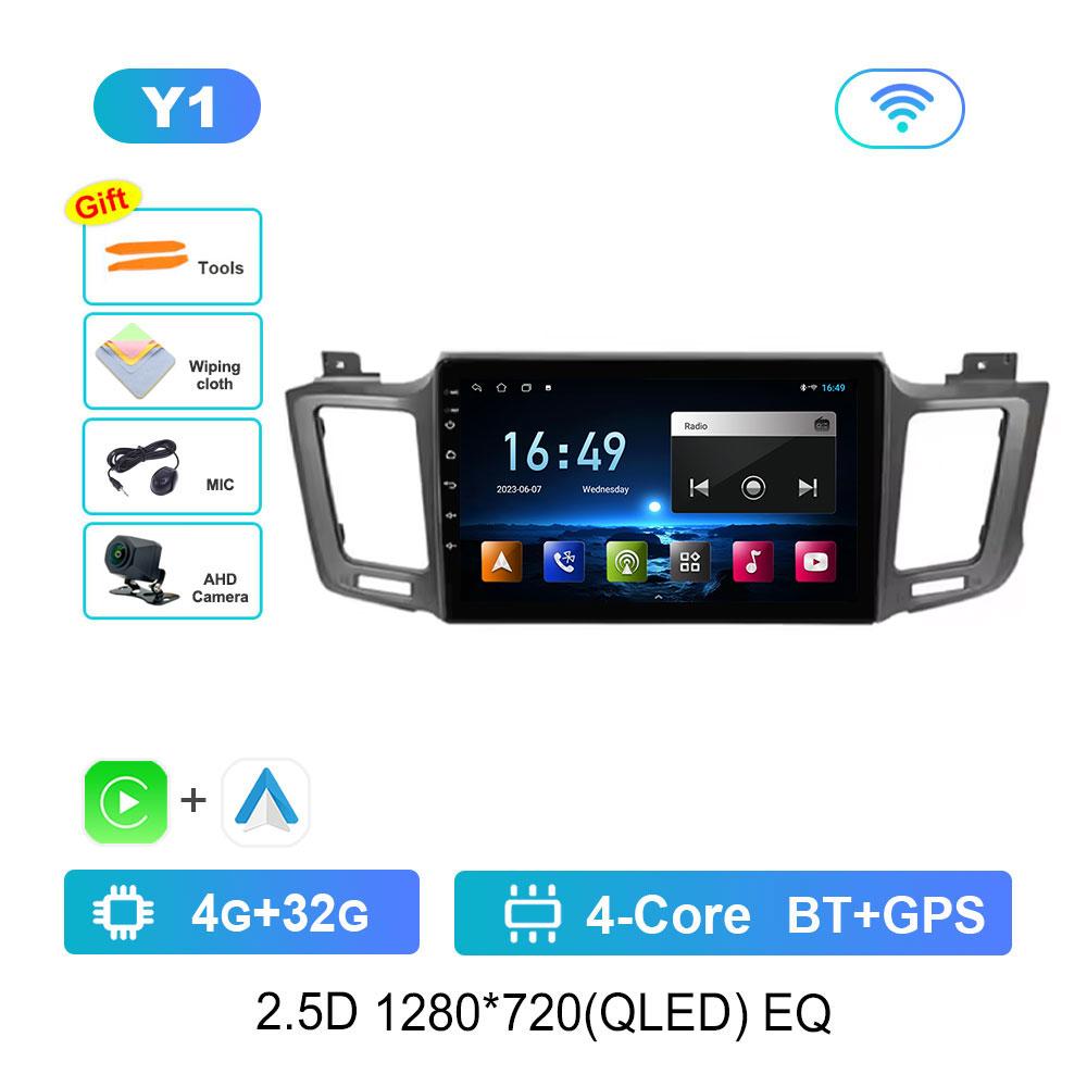GPS Navigation Android System for Toyota RAV4 RAV 4 Xa40 2012 - 2019 Car Video Multimedia Player Split Screen 4G BT DSP Stereo