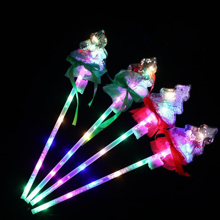 Starry Sky Magic Wand: Children s Luminous Bobo Fairy Wand Toy