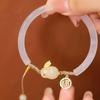 New Jade Rabbit Bracelet Weave Rope Adjustable Vintage Beads Bracelets Chinese Style Vintage Hand Ornaments Jewelry Gifts