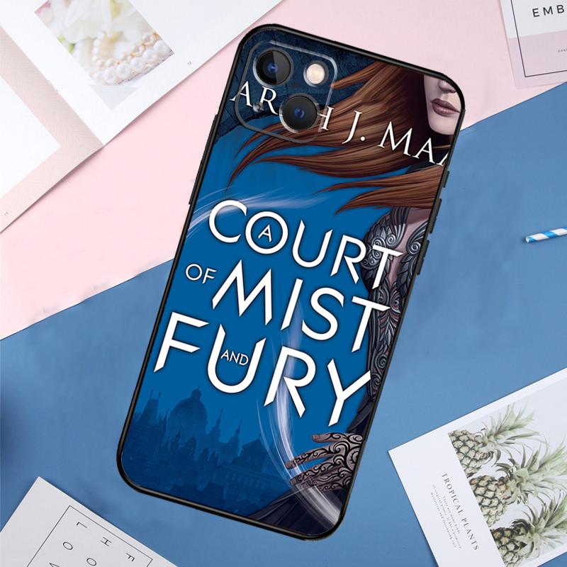A Court of Mist and Fury Sarah J Maas Phone Case For iPhone 11 14 15 16 Pro Max 13 12 Mini XS X XR Plus Protection Cover