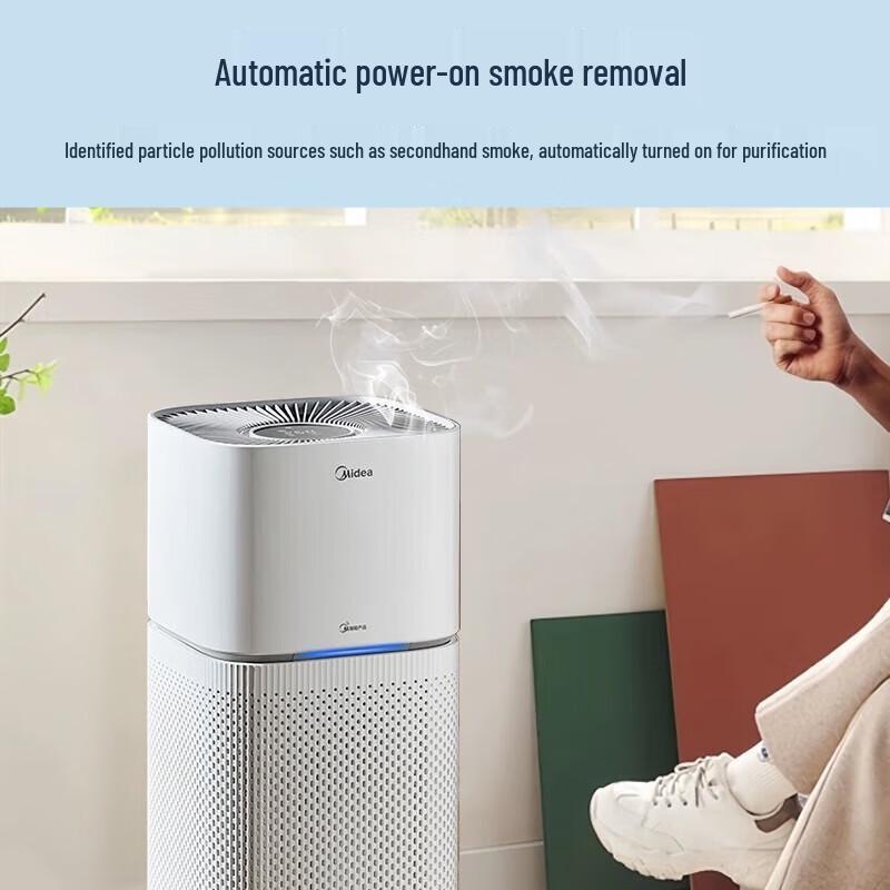 Midea Z1pro Air Purifier for Smoke & Odor CN plug (adapter included)
