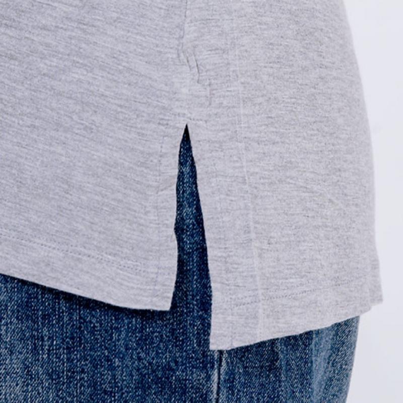 Elua Loose FiT Basic T shirT Gray