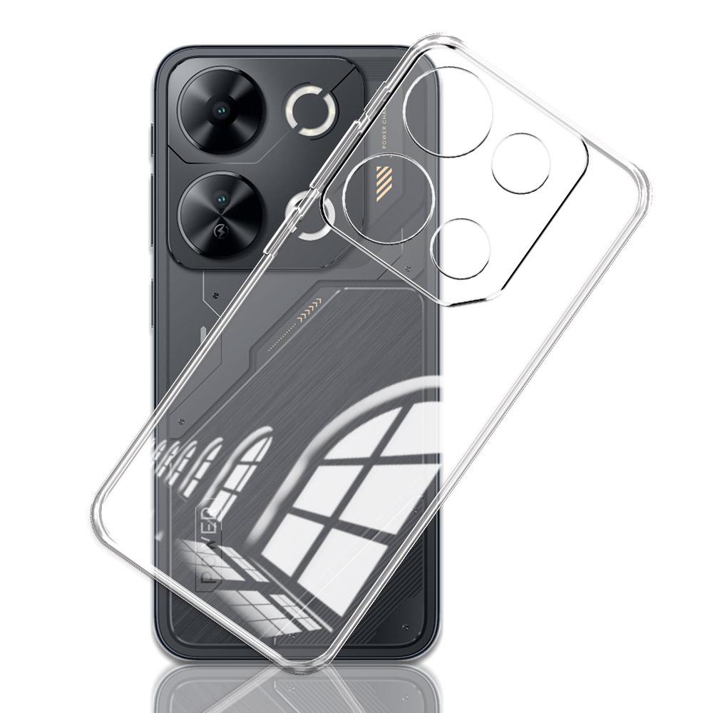 Für Itel P65 Hülle Klar Weiche Silikon Stoßfänger Handyhülle Für ITEL P65 P 65 ITELP65 Mode Transparent Stoßfest Neu Rückseite