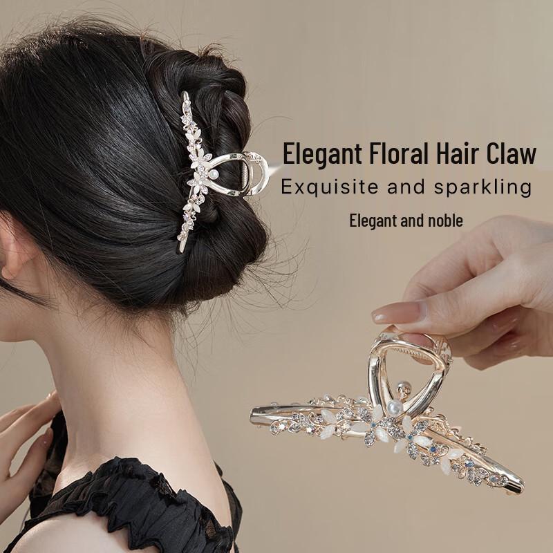 CHIMERA Large Flower Hair Claw Clip