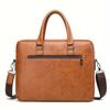 Retro for Man's handbag large-capacity business briefcase for Man's handbag contract document bag office work bag for Man's shoulder messenger bag
