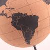 Korkträ Roterande Globkartor Hemkontorsdekoration Världskarta Geografikarta Glober