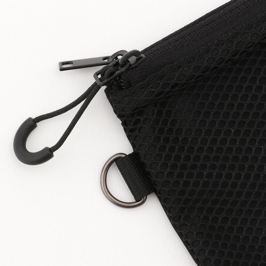 MUJI Polyester Double Zipper Size Black OHC33A8S Case, S,
