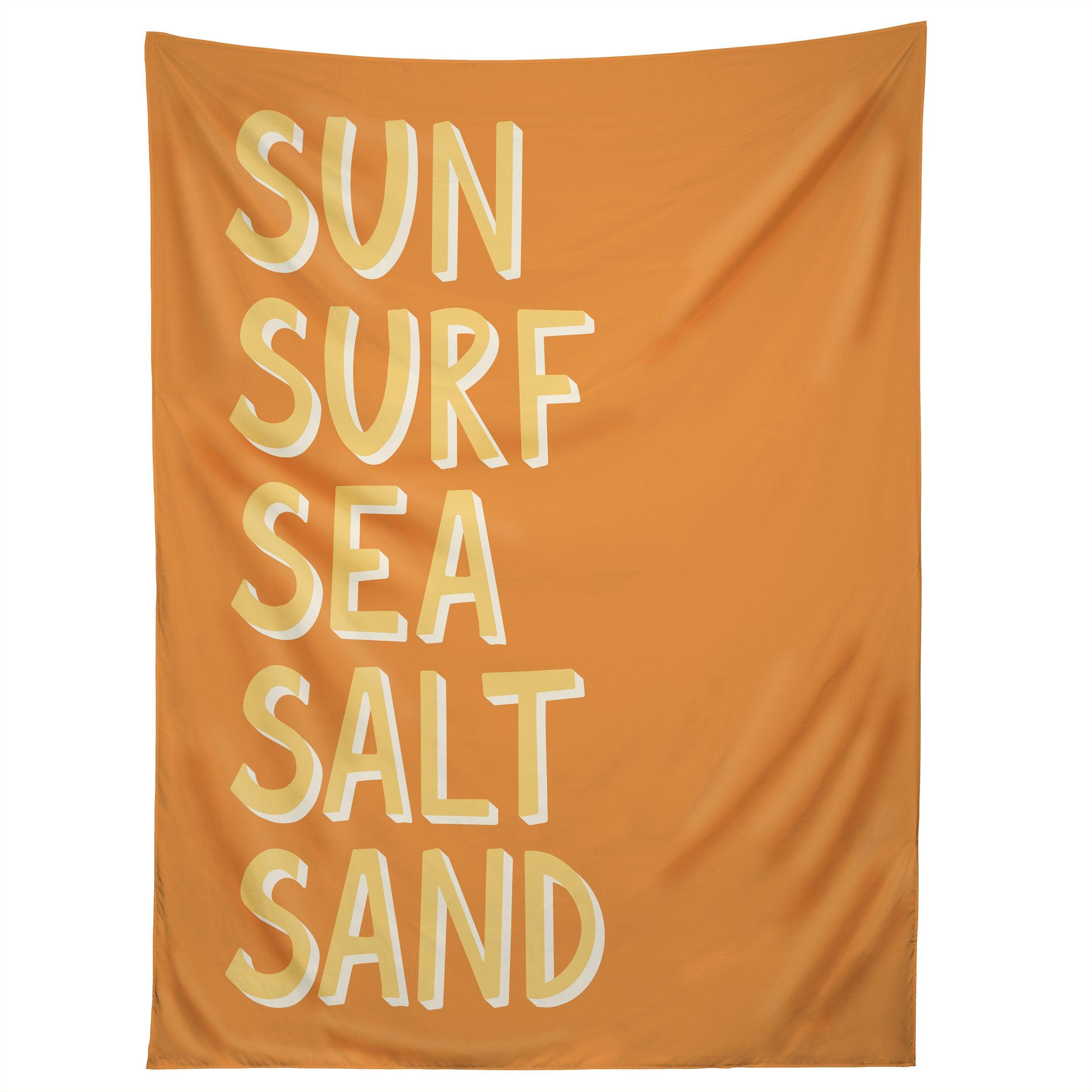 SUN SURF SEA SALT SAND tapestry 75x100