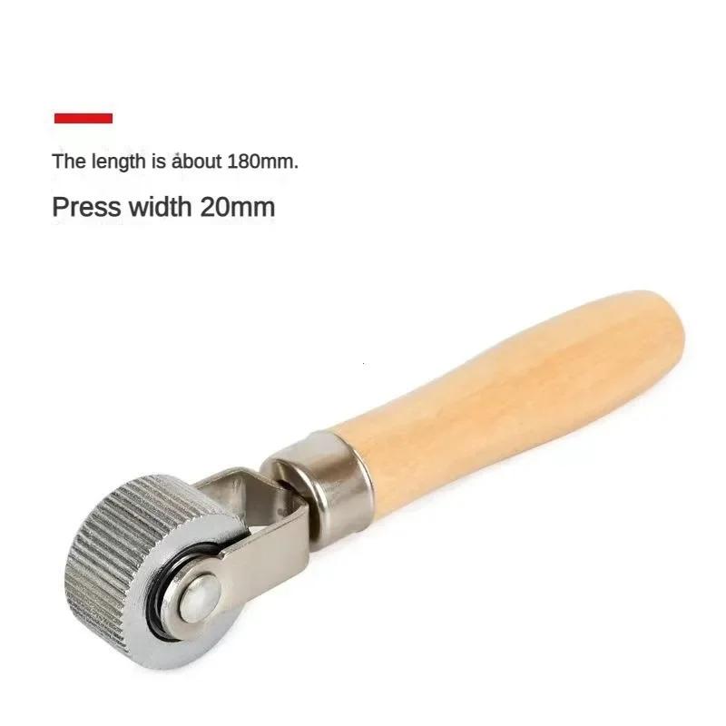 Car Tire Repair Kit Roller Automatic Motorcycle Wheel Repair Overlay Roller With Wooden Handle Car Tire Repair Tool Accessories