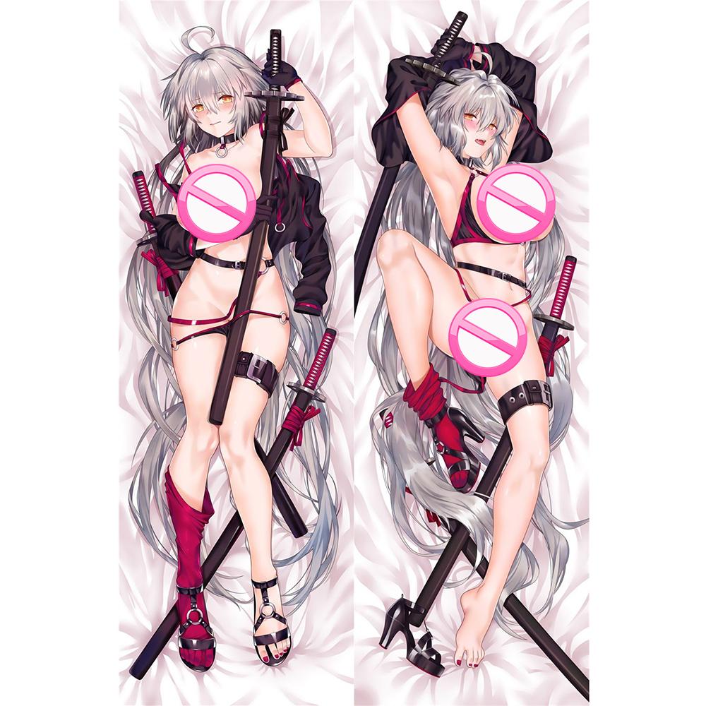 Dakimakura Anime Fate Grand Order Jeanne D'arc Full Body Pillow Double-sided Print Life-size Pillowcase Cover