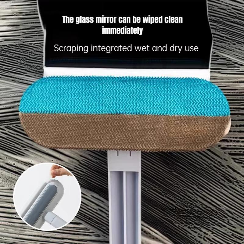 Long Handle Pet Hair Remover Brush Static Cat Hair Cleaner Multi-functional For Carpets Ideal For Cat Furniture Cleaning