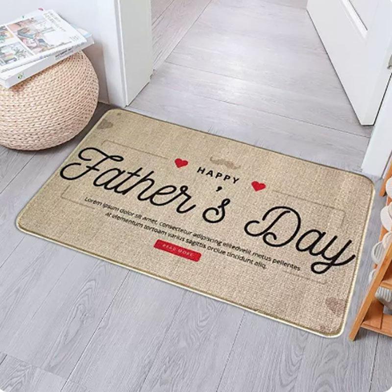Entrance Mat Linen Carpet Living Room Mat Entrance Door Mat Household Non Slip Foot Mat