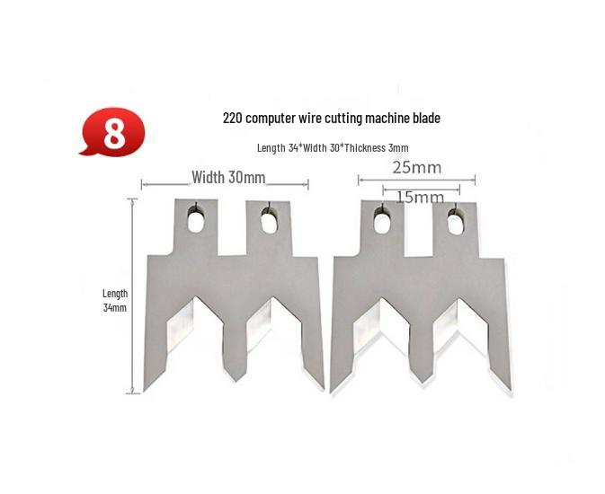 Tungsten Steel Blade for Automatic Wire Cutting and Stripping Machine