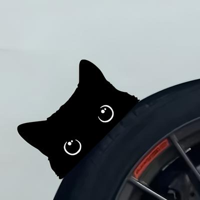 Niedliche Katzenkopf Aufkleber & Stoßstangen kreative&lustige Aufkleber für Cartoon-Fans&Liebhaber, hohe Qualität für Autos, LKWs, Motorräder & Laptops