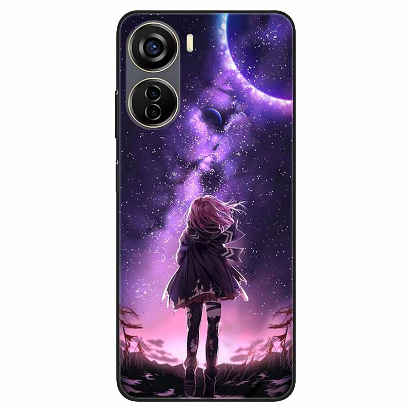 For ZTE Libero 5G IV Case A302 Soft Silicone Lovely Shockproof Cover for ZTE Libero 5G IV TPU Coque Cute Cats Funda Shells 6.6''