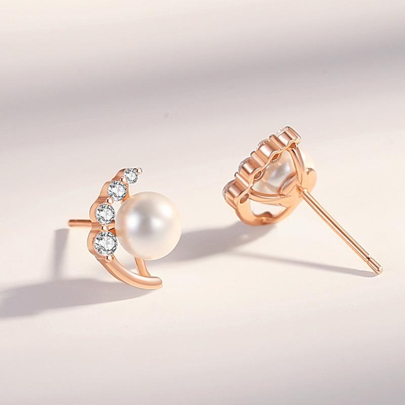 

Танциз стерлингового серебра 925 пробы циркон серьги серьги-капли для женщин подарки на свадьбу розового золота