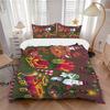 Christmas Decorations Presents Printed 3pcs Bedding Set Soft Microfiber 1 Duvet Cover And 2 Pillowcases Home Bedroom Decor Xmas Gift K1326