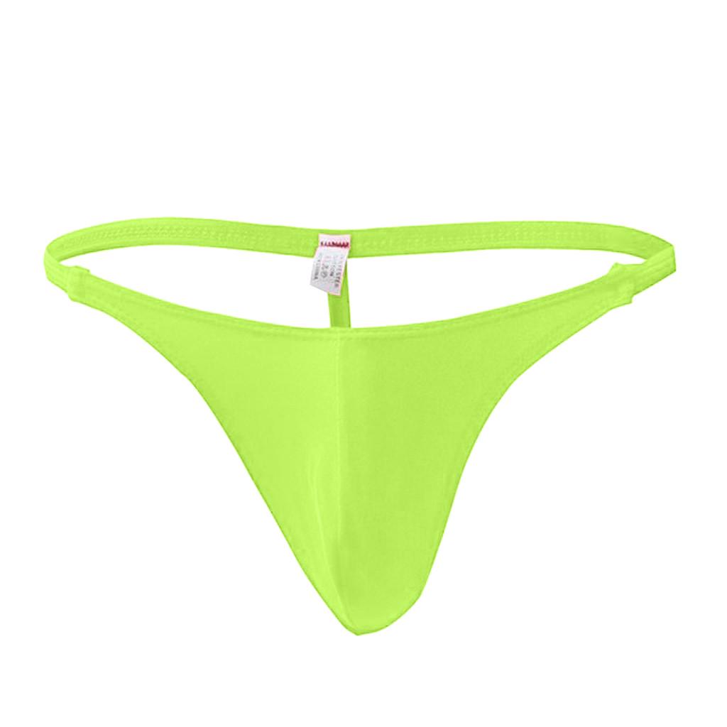 Men's Sretch G-string T-back Micro Thong Briefs Underwear