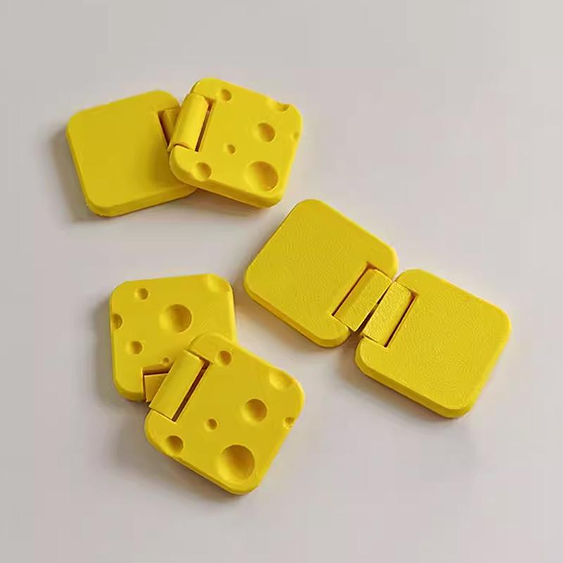 1/3Pcs Cheese Slider Pocket Size Fidget Toy Smooth Slide Flip Spin Stress Relief For Adults