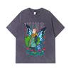 275 GSM Washed T-shirts 100% Cotton Seven Deadly Sins V6 King Print Unisex Heavy Cotton T Shirt