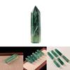 Unique Natural Green Fluorite Quartz Crystal Healing Wand With Stylish Hexagonal Design