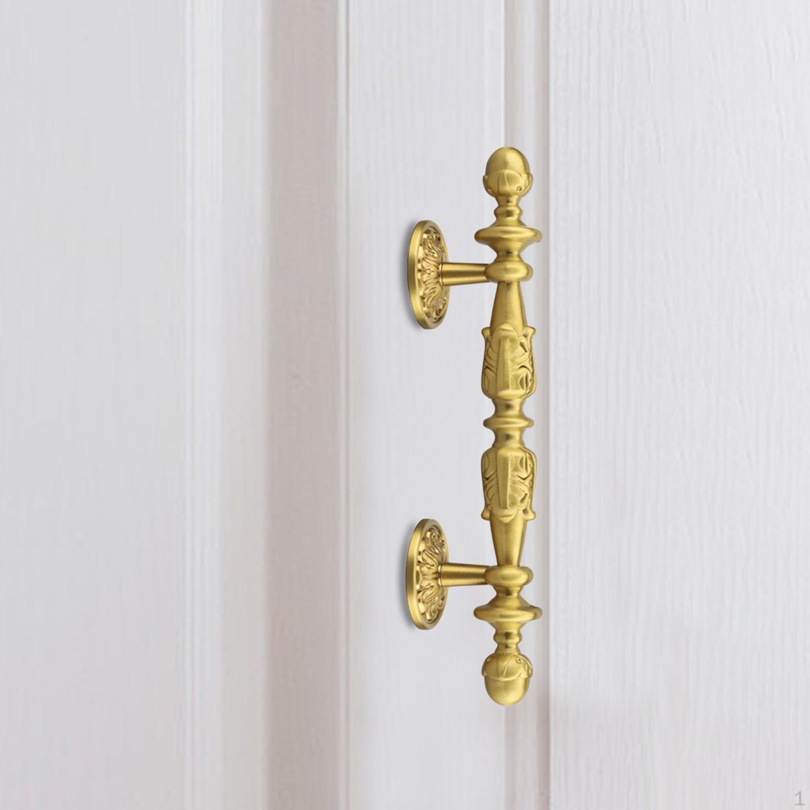 

Латунные ручки для шкафов, фурнитура в европейском стиле, гладкая Style A