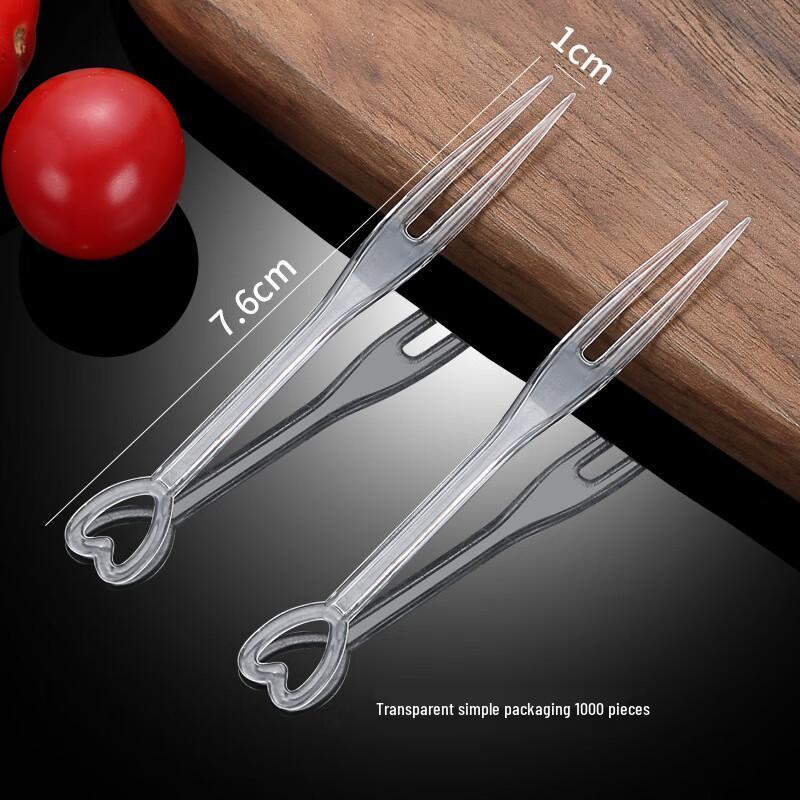 

Disposable Plastic Fruit & Dessert Forks