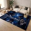 Custom Name Crystal Velvet Rug,Death Note Comfortable Anti Slip Floor Mat For Room Decoration