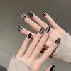 Verlaufende Bernstein-Goldfolie Abnehmbare Nagelsticker - Herbst/Winter-Kollektion