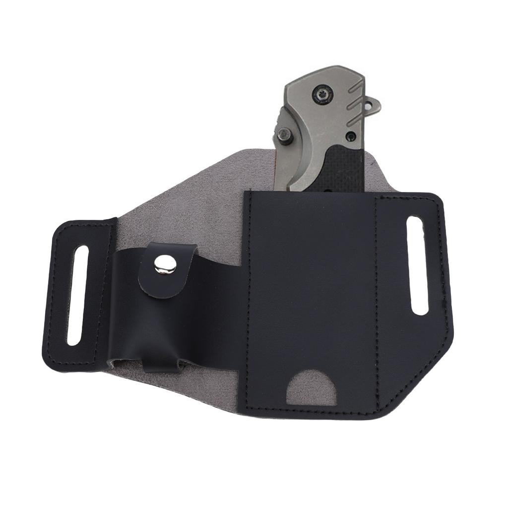PU Leather Multitool Sheath with Belt   Versatile Multitool Belt       for Outdoor Camping