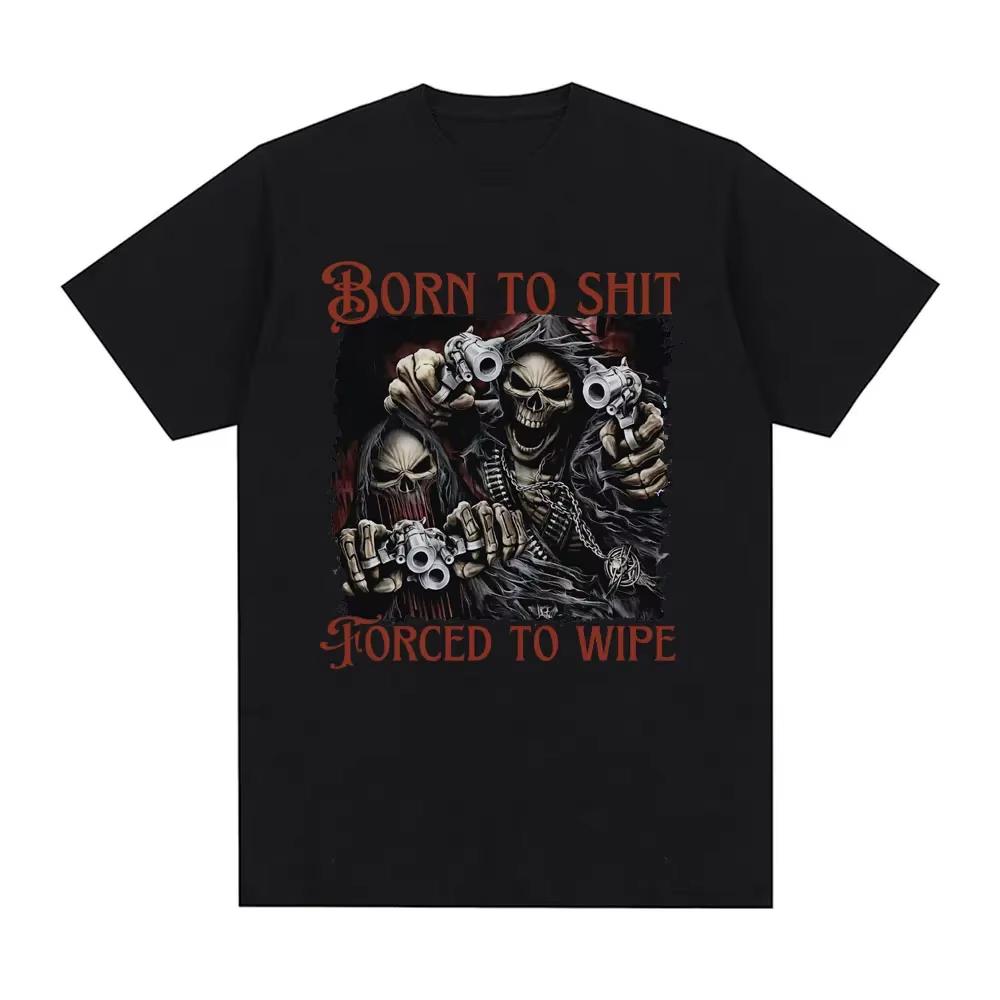 T-shirt Classici Film Horror Silent-Hill e Resident-Evil Nera Taglia L Traspirante Top Moda Estiva da Strada