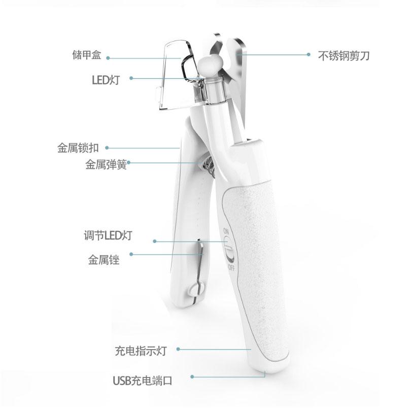 Pet Nail Clippers With Light Anti Blood Line Safe & Easy Dog Cat Nail Clippers Pet Nail Trimmer Dog Nail Clippers