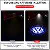 2 ks/Sada LED Logo Znak na Dveře Auta Vítecí Světlo Pro Volkswagen Santana GTI Rline Polo Golf Passat B5 B6 Touran Magotan Scirocco Lavida