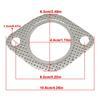 Exhaust Pipe Flange Gasket, Fluid Gasket for Muffler, 2 Volt Stainless Steel High Temperature
