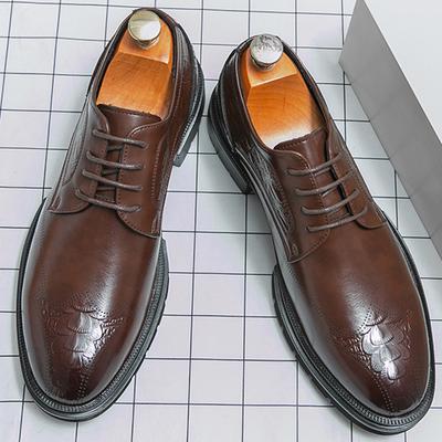 Men's Dress Shoes Party Oxford Weddind Leather Shoes Men Social Office Formal Brogue Shoes Casual Business Leather Shoes Men