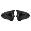 Rearview Side Mirror Cover Fit For Seat Leon MK2 2009-2012 Ibiza MK4 2008-2017 Wing Cap Outdoor Case Trim Carbon Fiber Sticker