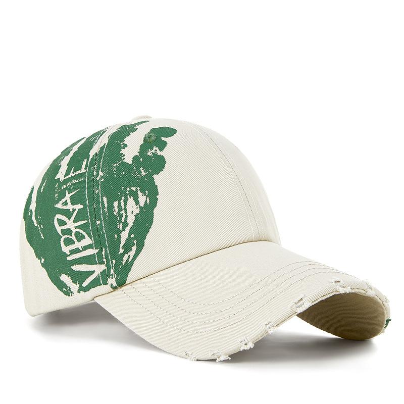 Весной и летом новая рваная уличная трендовая кепка с граффити для мальчиков и девочек — фото 8