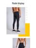 Men's and Women's Fleece-Lined Quick-Dry High-Waisted Compression Fitness Tights for Outdoor Fitness, Marathon, Training, and Racing.