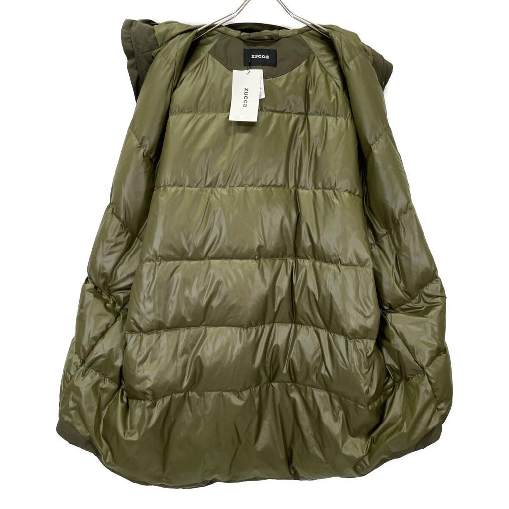 ZUCCa CZ94FA730 Khaki Long Down Jacket coat M khakiUsed